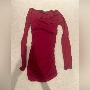 Club Monaco women’s burgundy sweater top size S
